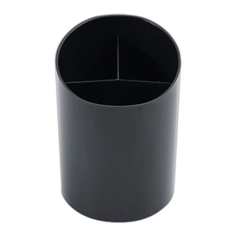 Recycled Big Pencil Cup, Plastic, 4.38" Diameter x 5.63"h, Black - Pen & Pencil Cups | Universal