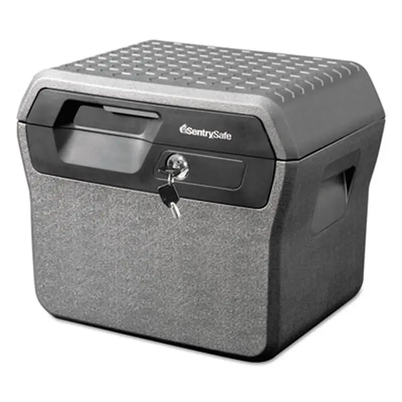 Waterproof Fire-Resistant File, 0.66 cu ft,16.63w x 13.88d x 14.13h, Charcoal Gray - Safes | Sentry Safe