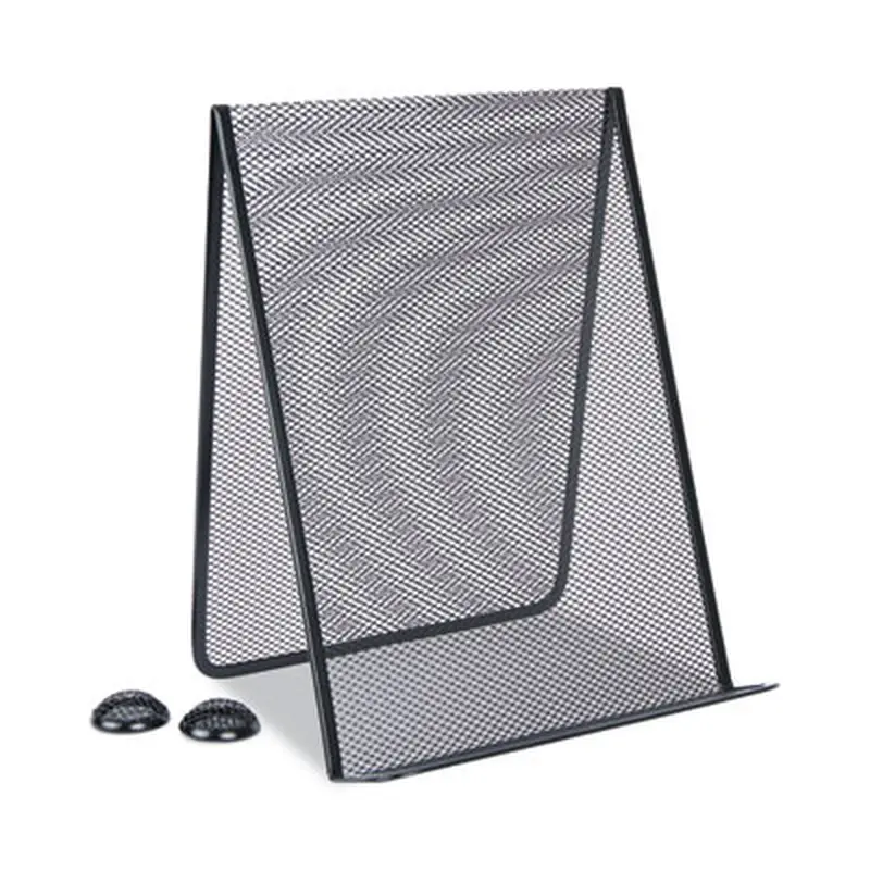 Metal Mesh Document Holder Free Standing, 35 Sheet Capacity, Metal, Black - Copyholders | Universal
