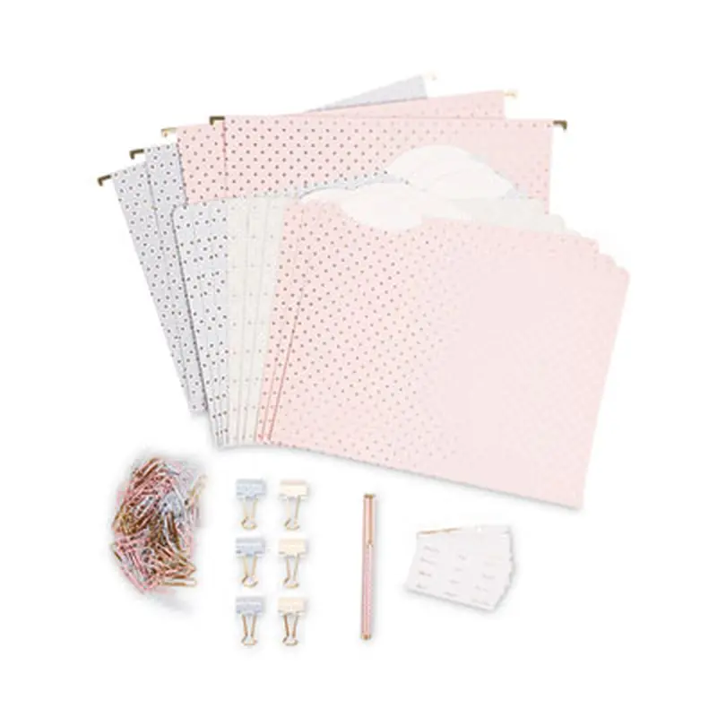 Delicate Details Filing Kit, 145 Pieces - Office Kits | U Brands