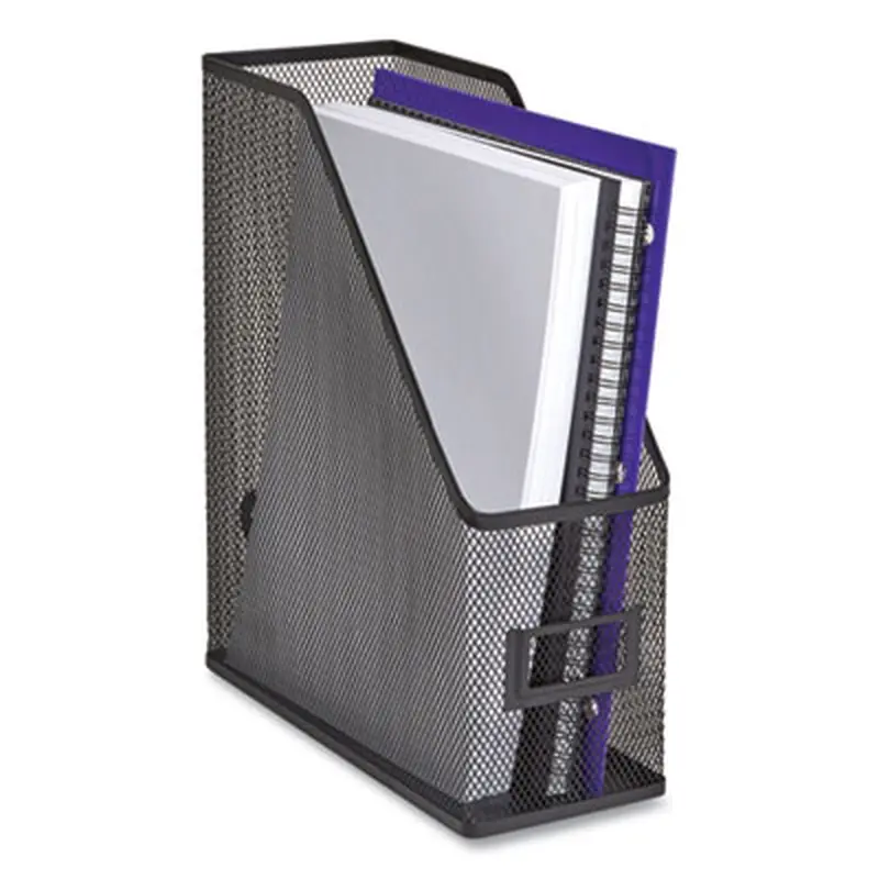 Mesh Magazine File, 4.53 x 10.51 x 12.4, Black - Book & Magazine Files | TRU RED