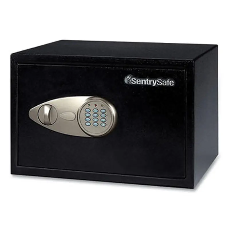 X055 Digital Security Safe, 0.58 cu ft, 13.8 x 10.6 x 8.7, Black/Silver - Safes | Sentry Safe