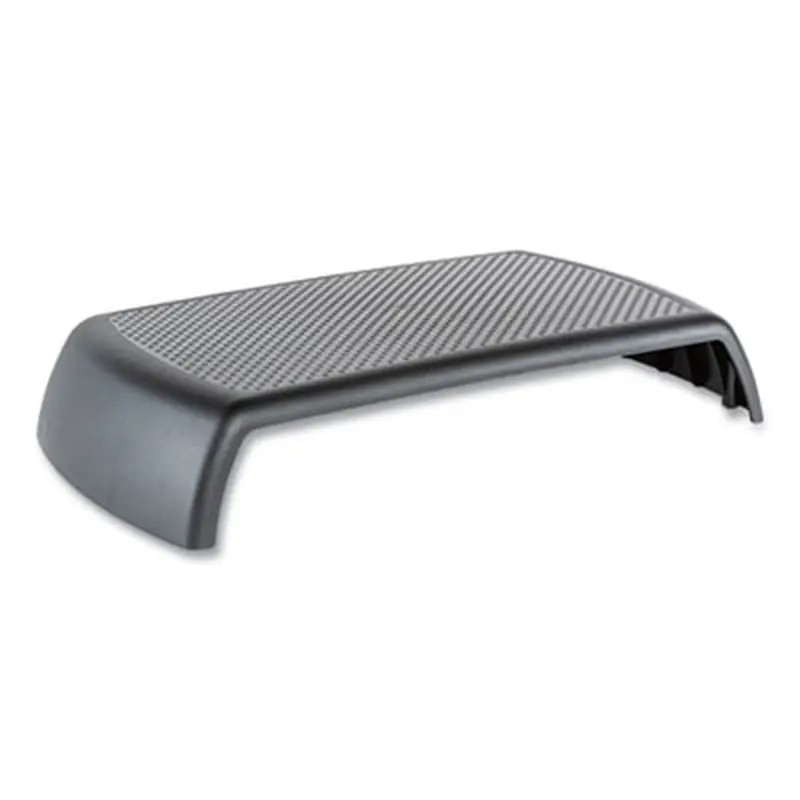 Ergo Riser Monitor Stand, 16" x 9" x 2.75", Black, Supports 30 lbs - Monitor Stands | Allsop