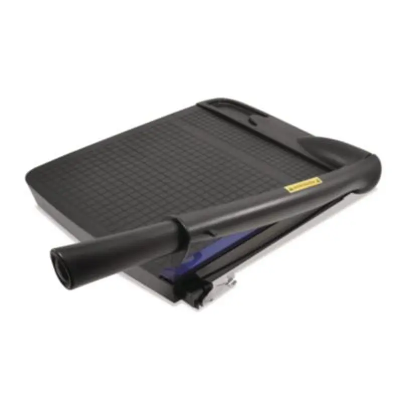 Multi-Purpose Guillotine Trimmer, 10 Sheets, 12" Cut Length, Plastic Base, 14.25 x 12 - Paper Cutters & Trimmer Boards | Westcott