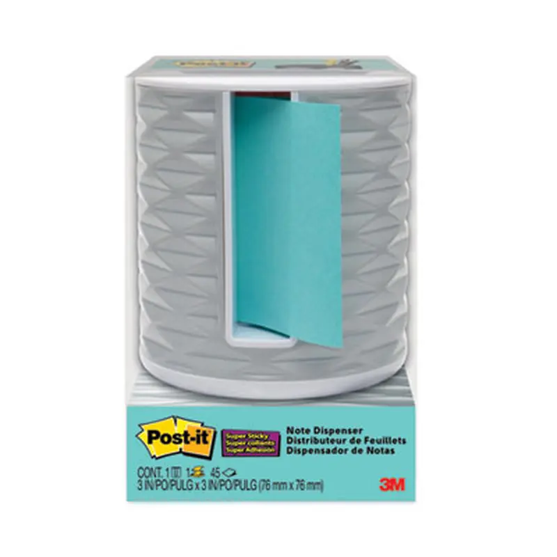 Vertical Pop-up Note Dispenser, For 3 x 3 Pads, White - Sticky Note Dispensers | Post-it Pop-up Notes Super Sticky