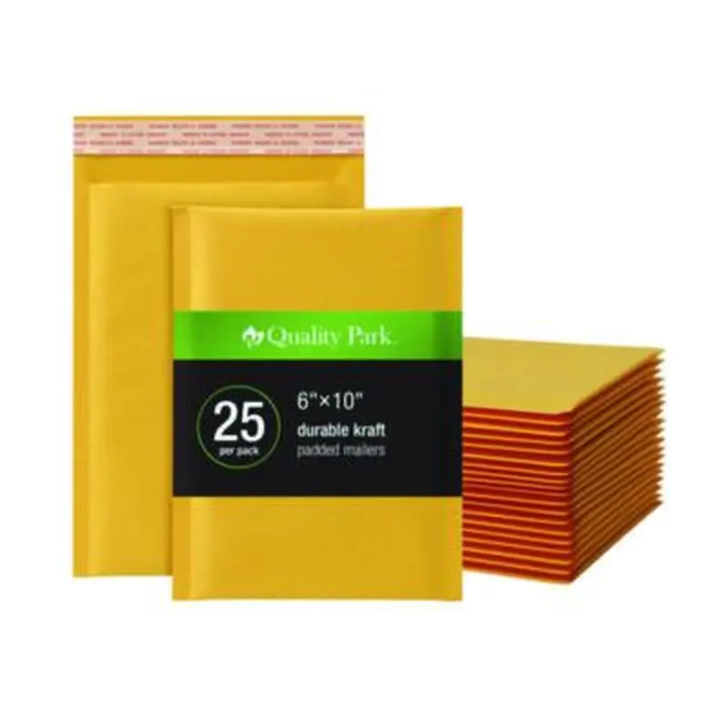 Kraft Bubble Mailers, #0, Barrier Bubble Cushion, Redi-Seal Adhesive Closure, 6 x 9, Brown Kraft, 25/Pack - Envelopes & Mailers | Quality Park