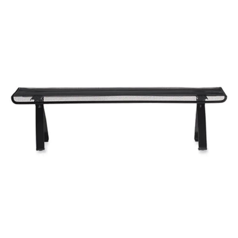 Mesh Off-Desk Shelf, 26.13 x 7 x 7, Black - Desktop Sorting Racks/Space Savers | Universal