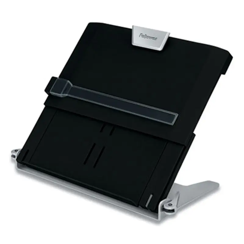 Professional Series Document Holder, 250 Sheet Capacity, Plastic, Black - Copyholders | Fellowes