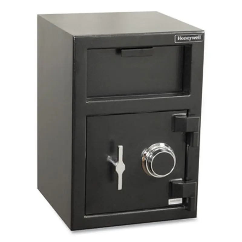 Steel Depository Safe with Combo Lock, 14 x 14.2 x 20, 1.06 cu ft, Black - Safes | Honeywell