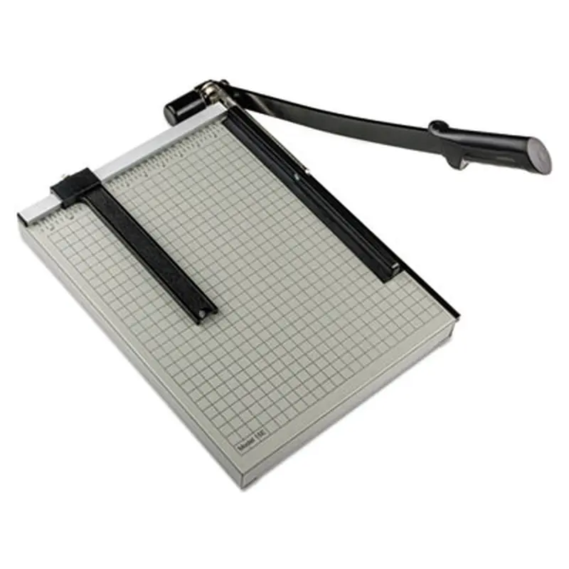 Vantage Guillotine Paper Trimmer/Cutter, 15 Sheets, 15" Cut Length, Metal Base, 12.25 x 15.75 - Paper Cutters & Trimmer Boards | Dahle