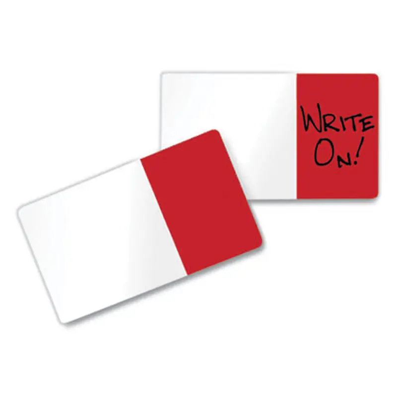 Easy-To-Read Self-Stick Index Tabs, 0.43" Wide, Red, 50/Pack - Page Flags | Redi-Tag
