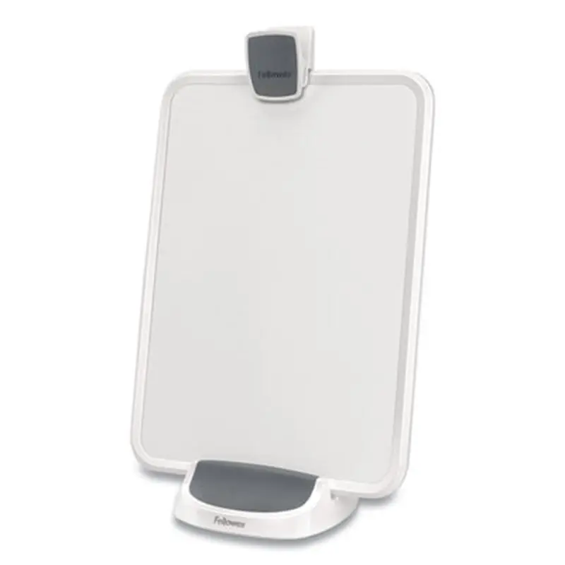 I-Spire Series Document Lift, 100 Sheet Capacity, ABS Plastic/High Impact Polystyrene, White/Gray - Copyholders | Fellowes