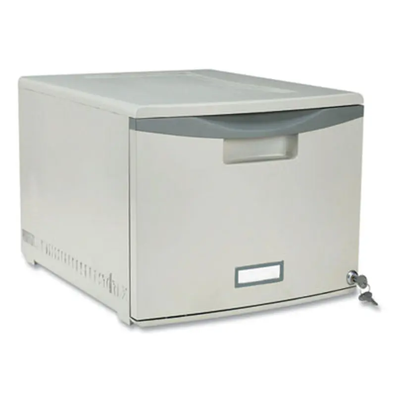 Stackable Storage Drawer, 14.8" x 18.3" x 12.8", Gray - Boxes & Bins | Storex