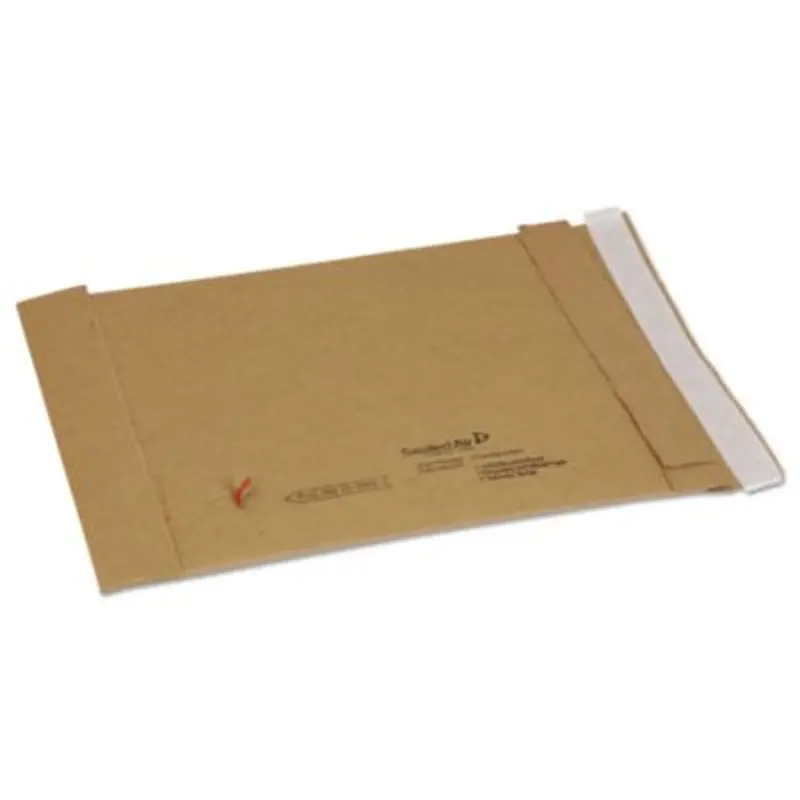 Jiffy Padded Mailer, #0, Paper Padding, Self-Adhesive Closure, 6 x 10, Natural Kraft, 250/Carton - Envelopes & Mailers | Sealed Air