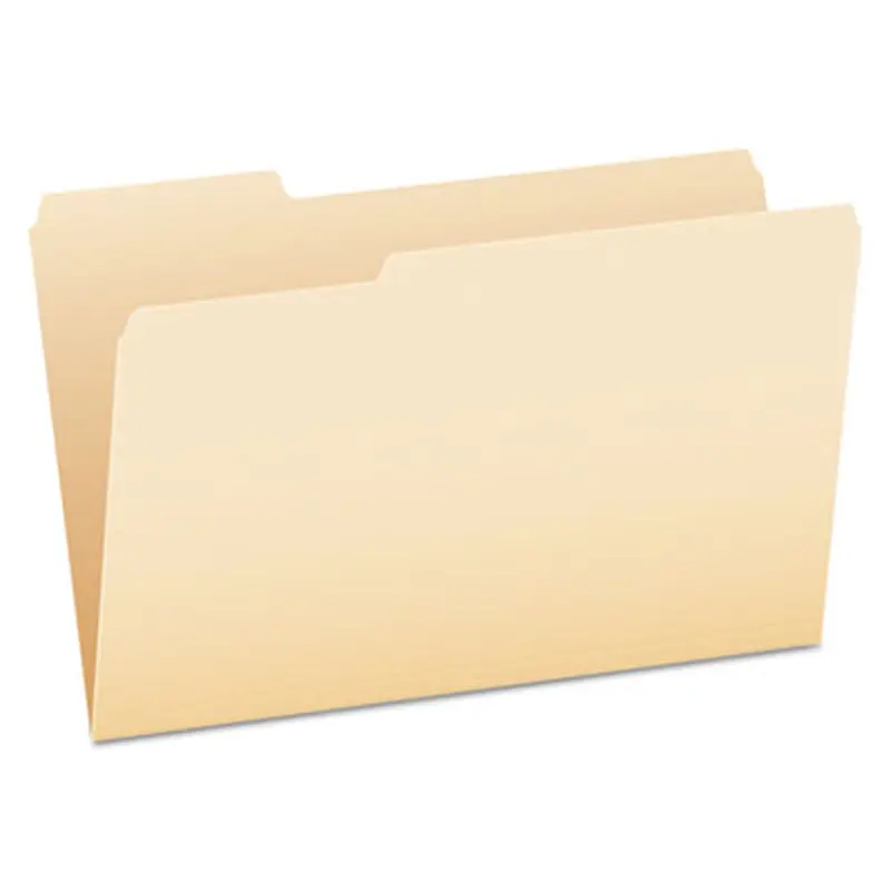 Manila File Folders, 1/3-Cut Tabs: Assorted, Legal Size, 0.75" Expansion, Manila, 100/Box - File Folders | Pendaflex