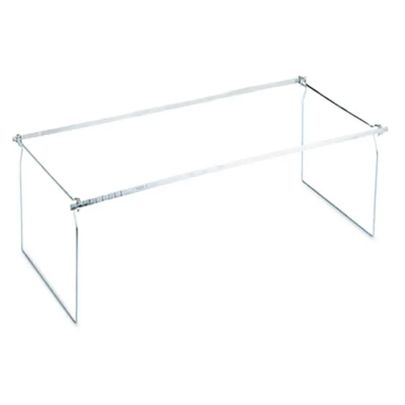 Screw-Together Hanging Folder Frame, Letter Size, 23" to 26.77" Long, Silver - Hanging File Folder Racks | Universal