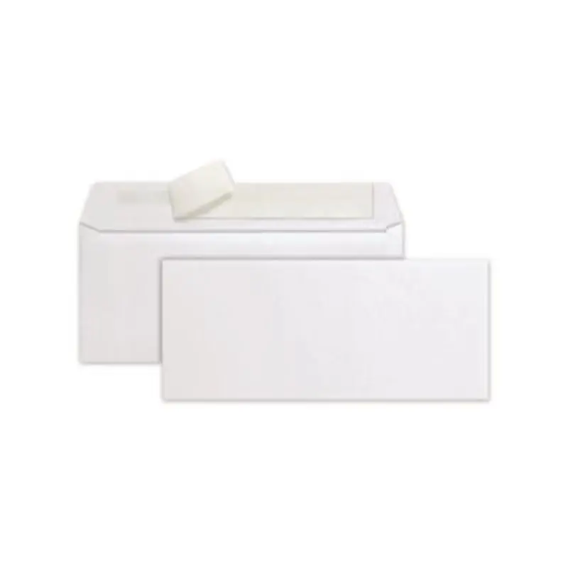 Redi-Strip Envelope, #10, Commercial Flap, Redi-Strip Heat-Resistant Adhesive Closure, 4.13 x 9.5, White, 500/Box - Business Envelopes | Quality Park