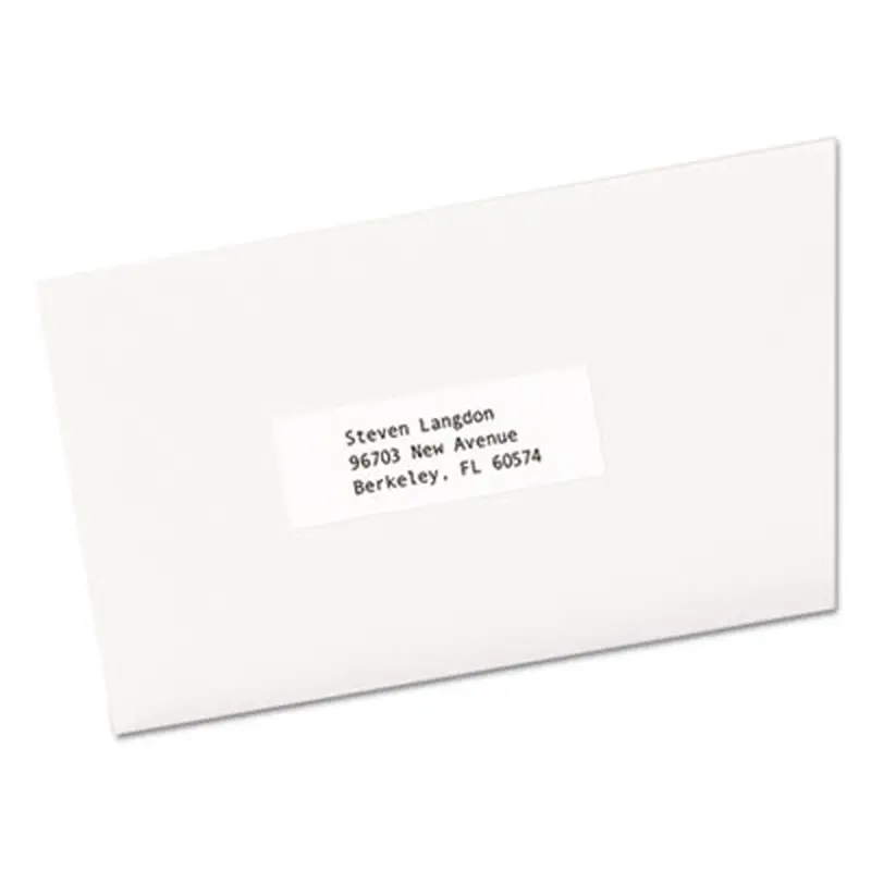 Copier Mailing Labels, Copiers, 1 x 2.81, White, 33/Sheet, 500 Sheets/Box - Shipping & Mailing Labels | Avery