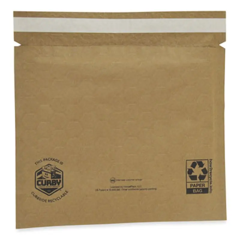 Curby Mailer Self-Sealing Recyclable Mailer, Paper Padding, Self-Adhesive, #2, 11.38 x 9.5, 30/Carton - Envelopes & Mailers | ipg