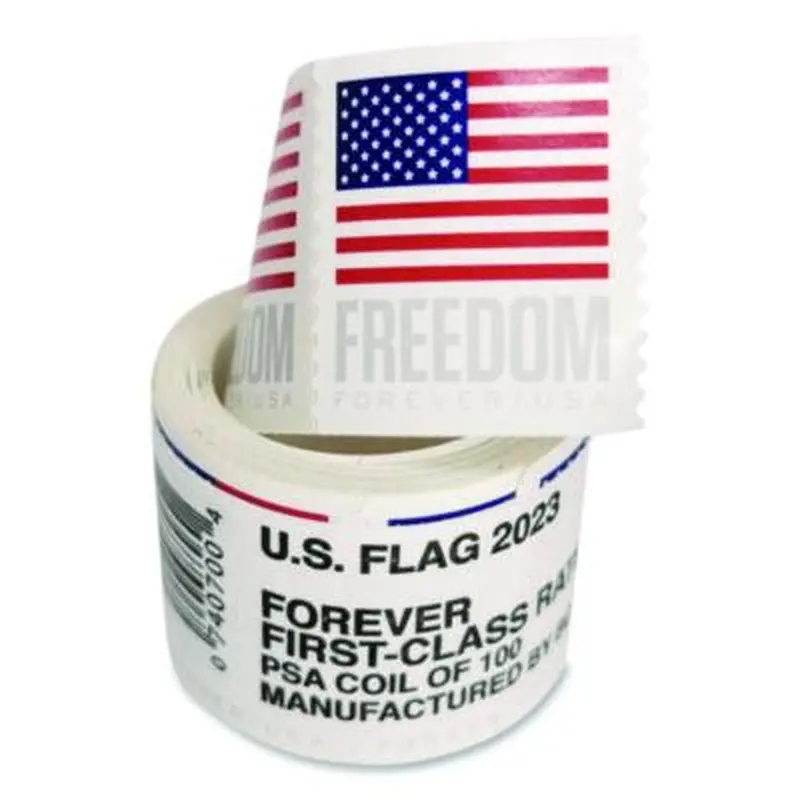 First-Class Forever Stamps, U.S. Flag, 100/Roll - Postage Stamps | United States Postal Service