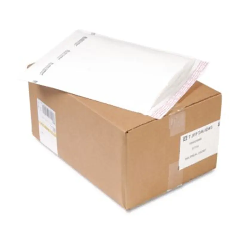 Jiffy TuffGard Self-Seal Cushioned Mailer,#5, Barrier Bubble Air Cell Cushion, Self-Adhesive Closure, 10.5 x 16, White, 25/CT - Envelopes & Mailers | Sealed Air