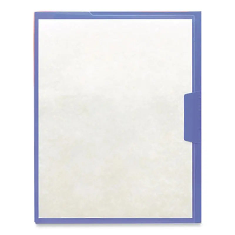 Organized Up Poly Opaque Project Jackets, Letter Size, Assorted Colors, 5/Pack - File Jackets/Sleeves/Wallets | Smead