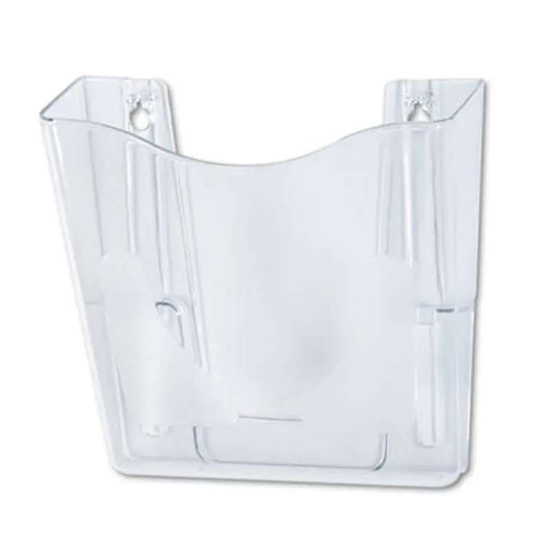 Euro-Style DocuPocket Portrait Wall File, A4/Legal/Letter/Magazine/Portfolio Size, 10.25" x 4" x 10", Clear - Hanging File Systems | deflecto