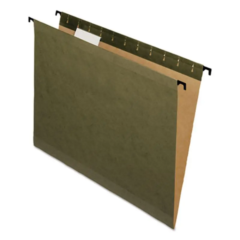 SureHook Hanging Folders, Letter Size, 1/5-Cut Tabs, Standard Green, 20/Box - Hanging File Folders | Pendaflex
