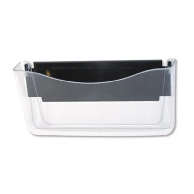 Unbreakable Magnetic Wall File, A4/Letter Size, 13.75" x 3" x 6.63", Clear - Hanging File Systems | Rubbermaid