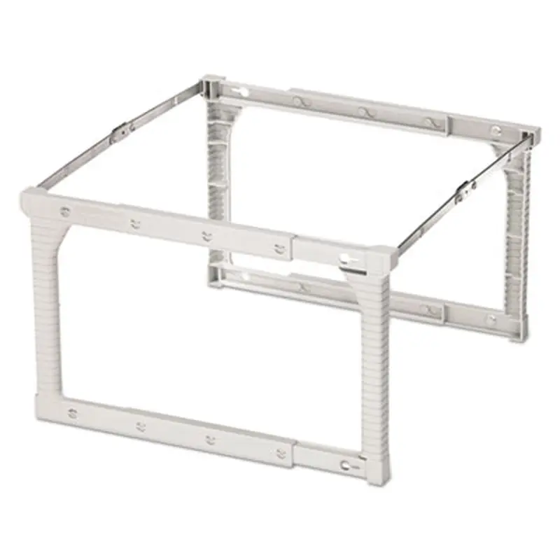 Plastic Snap-Together Hanging Folder Frame, Legal/Letter Size, 18" to 27" Long, White/Silver Accents - Hanging File Folder Racks | Pendaflex