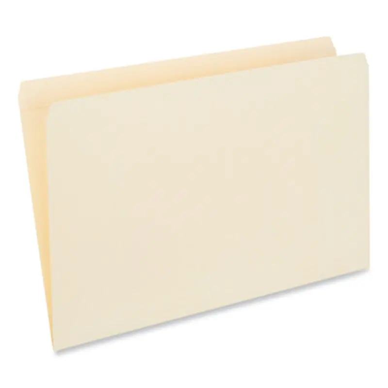 Double-Ply Top Tab Manila File Folders, Straight Tabs, Legal Size, 0.75" Expansion, Manila, 100/Box - File Folders | Universal
