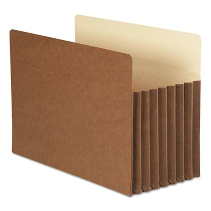 Redrope TUFF Pocket Drop-Front File Pockets with Fully Lined Gussets, 7" Expansion, Legal Size, Redrope, 5/Box - File Jackets/Sleeves/Wallets | Smead