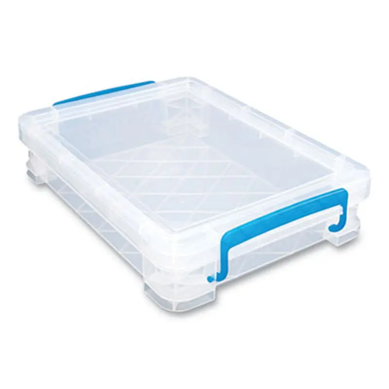 Super Stacker File and Document Box, Letter Files, 10.5 x 14.5 x 3.38, Translucent White - File Boxes | Advantus