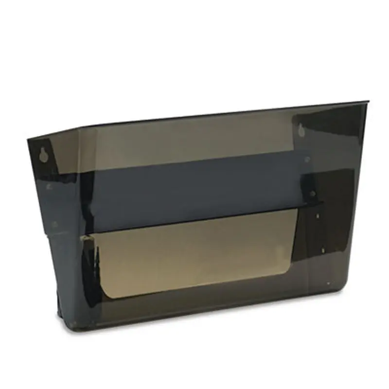 Magnetic DocuPocket Wall File, Letter Size, 13" x 4" x 7", Smoke - Hanging File Systems | deflecto