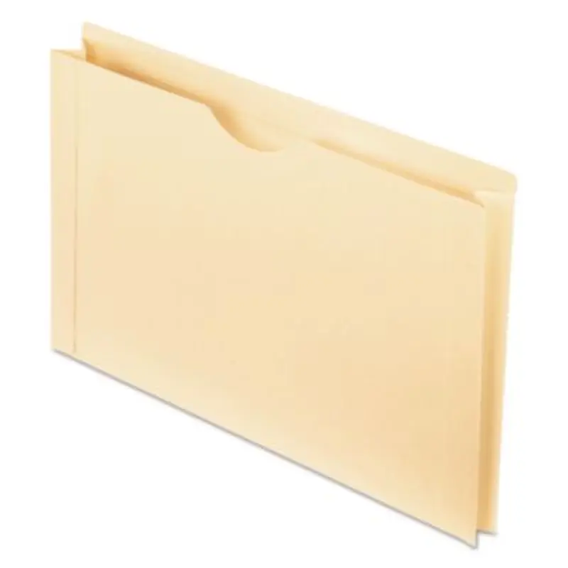 Manila Reinforced File Jackets, 2-Ply Straight Tab, Legal Size, Manila, 50/Box - File Jackets/Sleeves/Wallets | Pendaflex