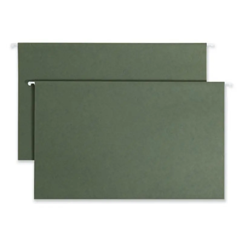 Hanging Folders, Legal Size, Standard Green, 25/Box - Hanging File Folders | Smead