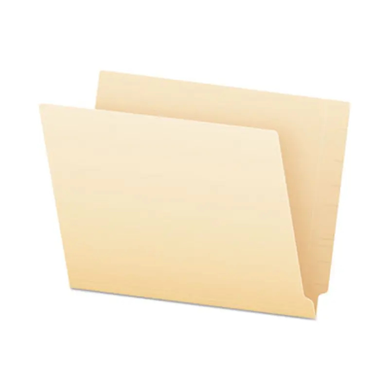 SmartShield End Tab File Folders, Straight Tabs, Letter Size, Manila, 75/Box - File Folders | Pendaflex