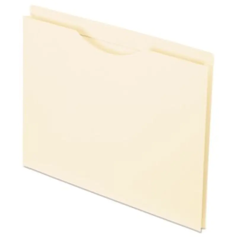 Manila Reinforced File Jackets, 2-Ply Straight Tab, Letter Size, Manila, 50/Box - File Jackets/Sleeves/Wallets | Pendaflex