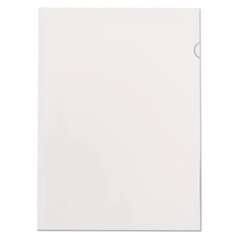 Poly Color Transparent File Jackets, Letter Size, Clear, 50/Box - File Jackets/Sleeves/Wallets | Pendaflex