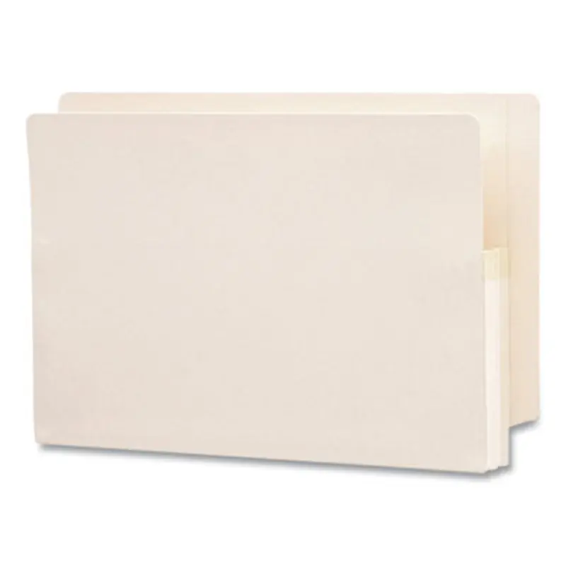 Manila End Tab File Pockets, 1.75" Expansion, Legal Size, Manila, 25/Box - File Jackets/Sleeves/Wallets | Smead
