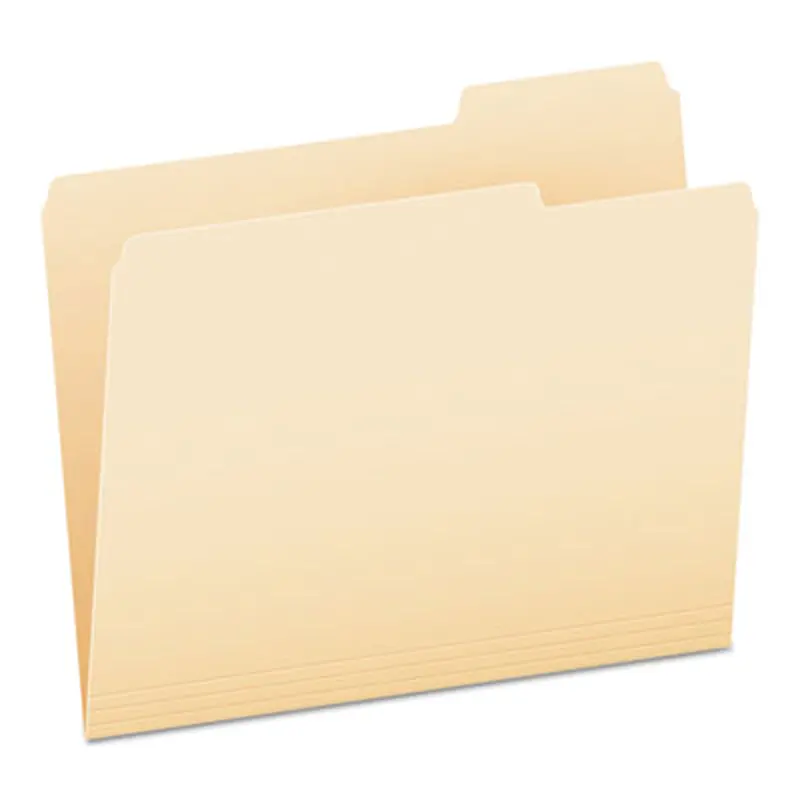 Manila File Folders, 1/3-Cut Tabs: Right Position, Letter Size, 0.75" Expansion, Manila, 100/Box - File Folders | Pendaflex