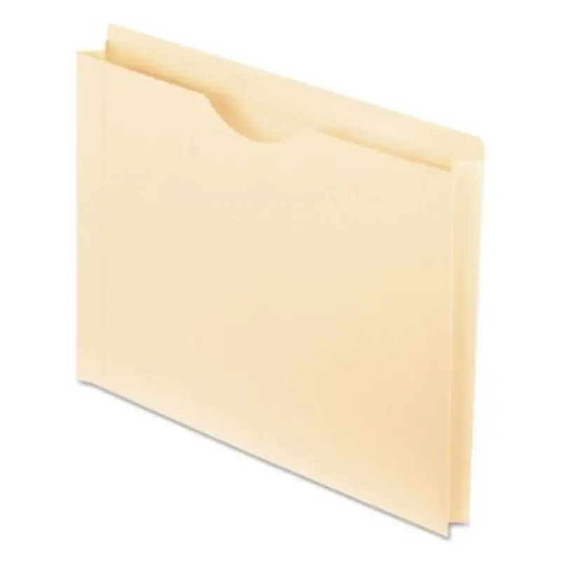 Manila Reinforced File Jackets, 2-Ply Straight Tab, Letter Size, Manila, 50/Box - File Jackets/Sleeves/Wallets | Pendaflex