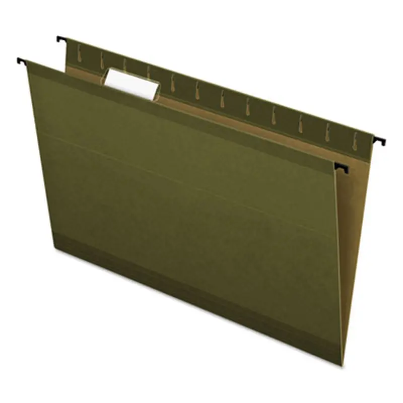 SureHook Hanging Folders, Legal Size, 1/5-Cut Tabs, Standard Green, 20/Box - Hanging File Folders | Pendaflex