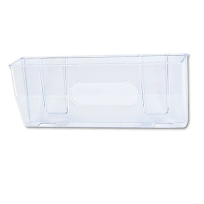 Magnetic DocuPocket Wall File, Legal/Letter Size, 15" x 3" x 6.38", Clear - Hanging File Systems | deflecto