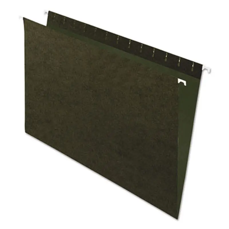 Standard Green Hanging Folders, Legal Size, Straight Tabs, Standard Green, 25/Box - Hanging File Folders | Pendaflex