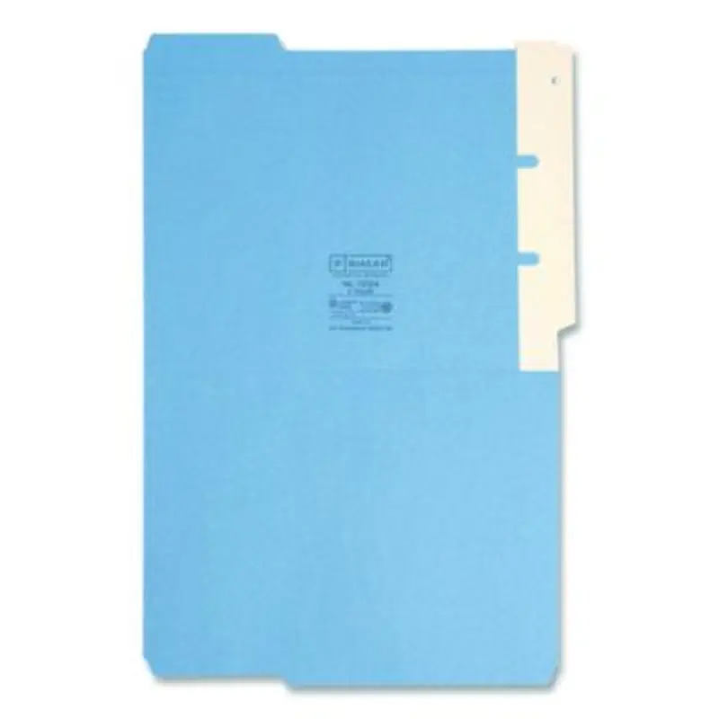 End Tab Converters, Straight Tab, Manila, 3.25" x 9.25", 500/Box - File Inserts/Tabs | Smead