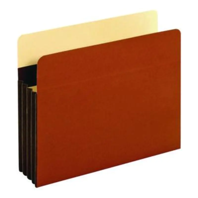Tyvek Heavy-Duty Reinforced File Pockets, 3.5" Expansion, Letter Size, Redrope, 10/Box - File Jackets/Sleeves/Wallets | Pendaflex