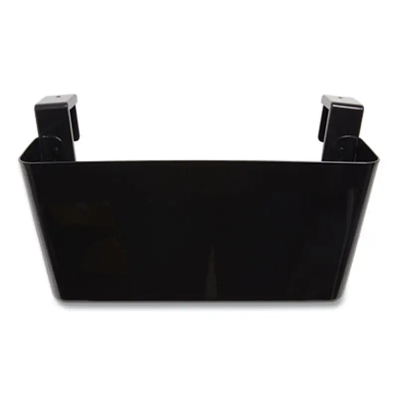 Unbreakable Plastic Wall File, Letter Size, 13" x 3.69" x 7.17", Black - Hanging File Systems | TRU RED