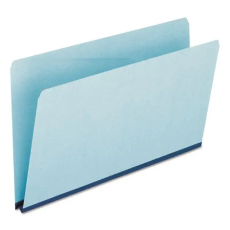 Pressboard Expanding File Folders, Straight Tabs, Legal Size, 1" Expansion, Blue, 25/Box - File Folders | Pendaflex