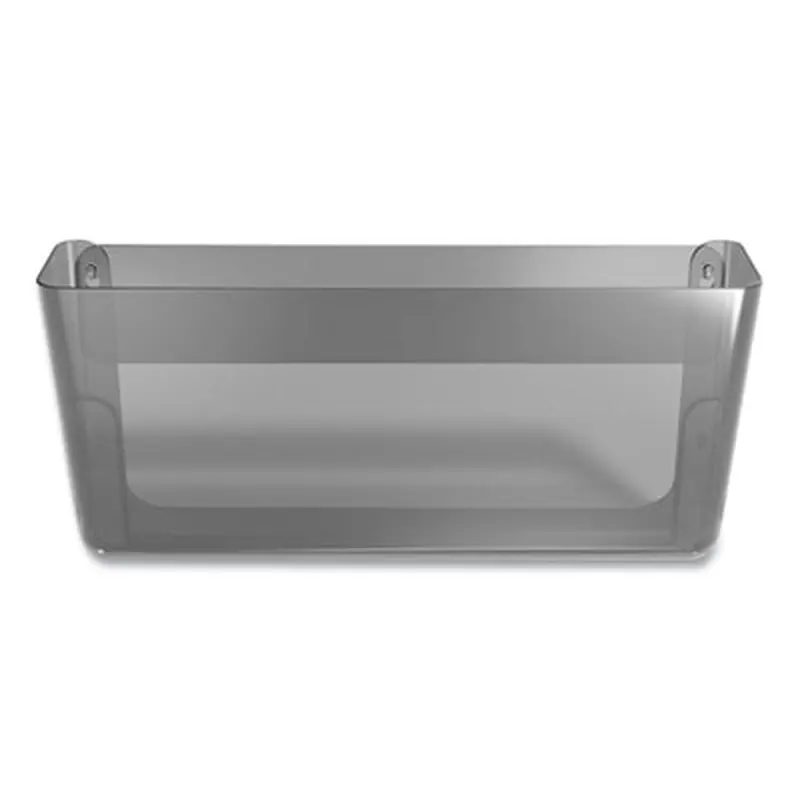 Unbreakable Plastic Wall File, Legal Size, 15.4" x 4" x 7.6", Smoke - Hanging File Systems | TRU RED